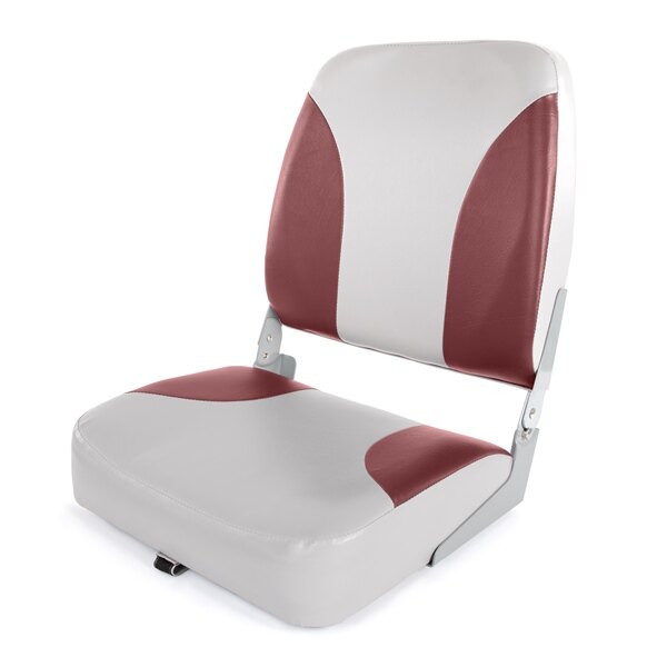 Kimpex Marine Seat 21.5'' High back fold down seat Gray, Red 21.5″