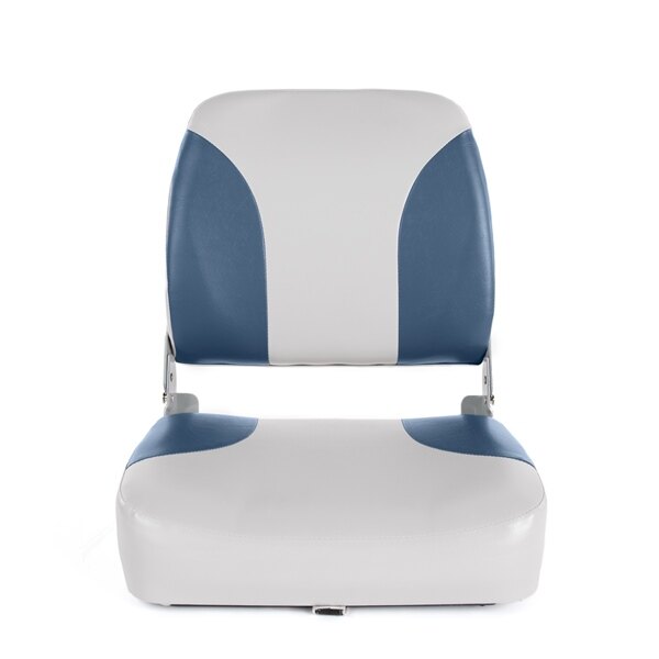 Kimpex Marine Seat 18.5'' Siège rabattable à dossier bas Gris, Bleu 2 Couleurs