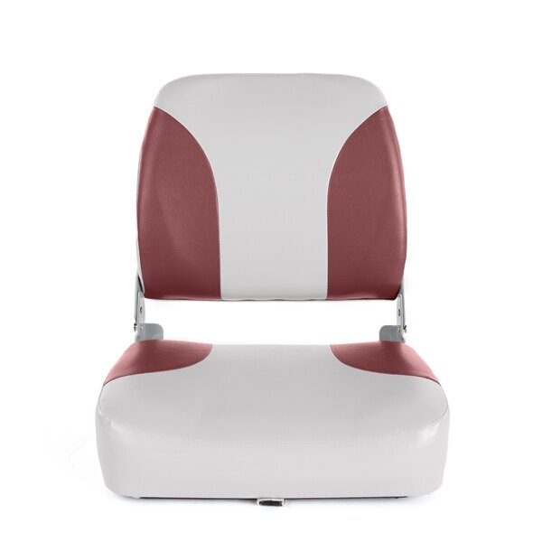 Kimpex Marine Seat 18.5'' Siège rabattable à dossier bas Gris, Rouge 2 Couleurs