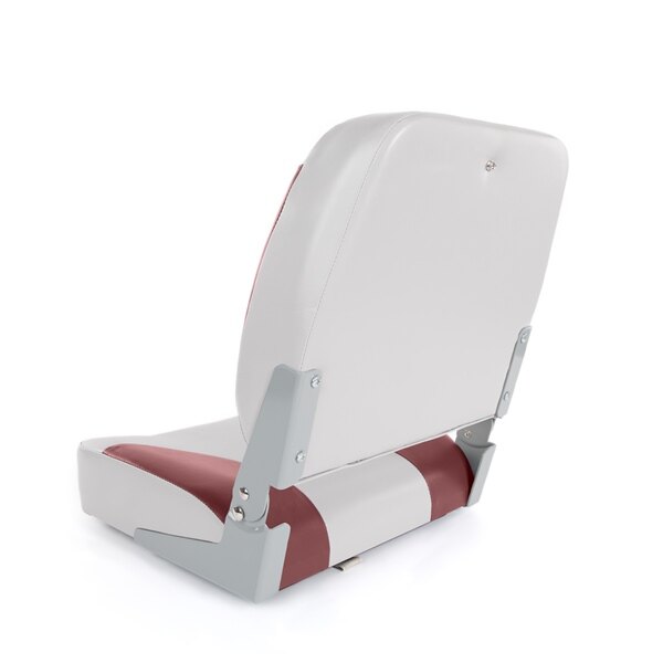 Kimpex Marine Seat 18.5'' Siège rabattable à dossier bas Gris, Rouge 2 Couleurs