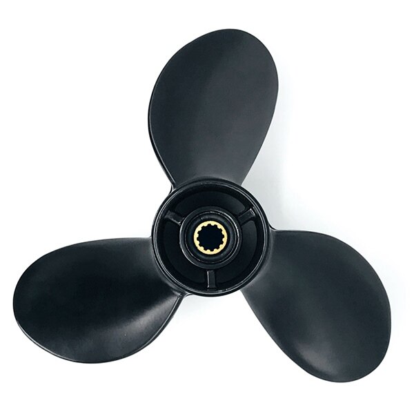 Kimpex Propeller Fits Tohatsu, Fits Nissan Aluminum 11 Black 9.25″ 9.8 18 HP 14