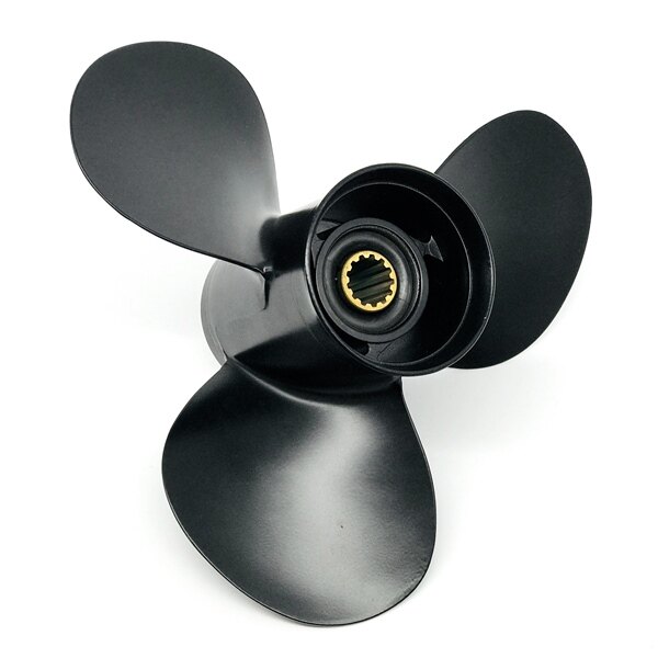 Kimpex Propeller Fits Tohatsu, Fits Nissan Aluminum 11″ Black 11.6″ 35 50 HP 13