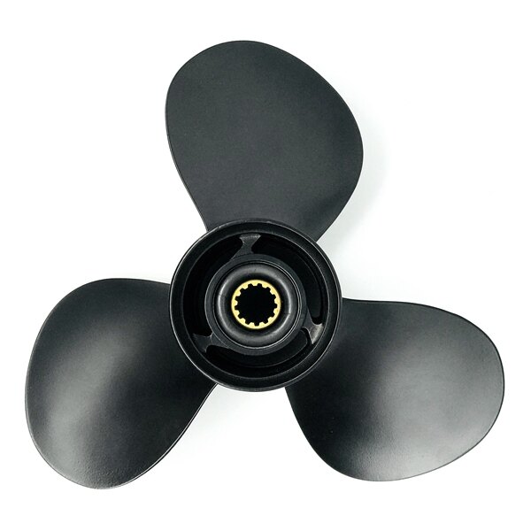 Kimpex Propeller Fits Tohatsu, Fits Nissan Aluminum 11″ Black 11.6″ 35 50 HP 13