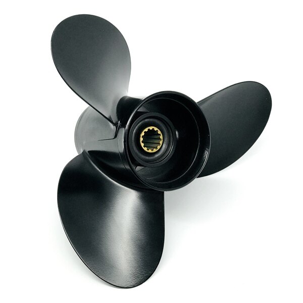 Kimpex Propeller Fits Tohatsu, Fits Nissan Aluminum 14″ Black 11.1″ 35 50 HP 13