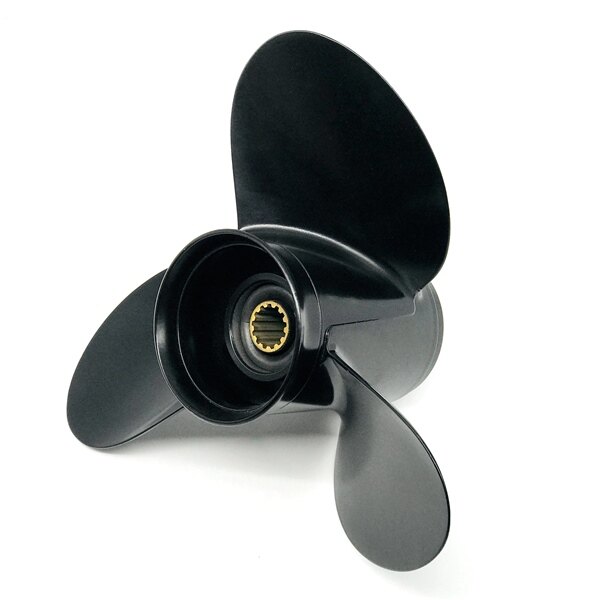 Kimpex Propeller Fits Tohatsu, Fits Nissan Aluminum 15″ Black 11″ 35 50 HP 13