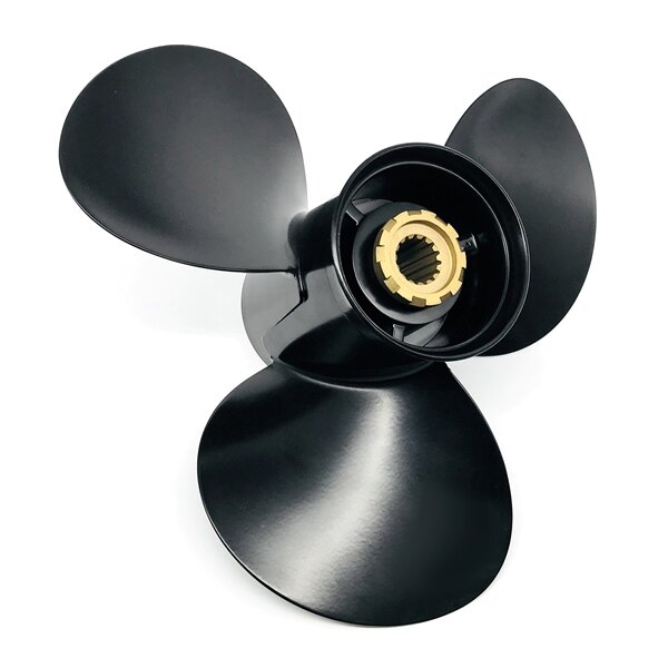 Kimpex Propeller with Hub Fits Mercury Aluminum 13″ Black 14″ 60 125 HP