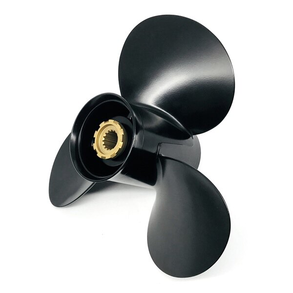 Kimpex Propeller with Hub Fits Mercury Aluminum 13″ Black 14″ 60 125 HP