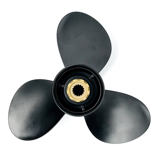 Kimpex Propeller with Hub Fits Mercury Aluminum 15″ Black 13 3/4″ 60 125 HP