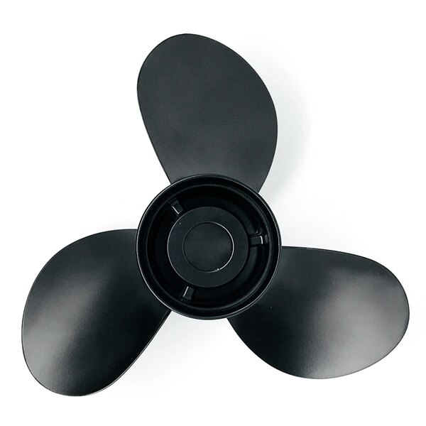 Kimpex Propeller with Hub Fits Mercury Aluminum 17″ Black 13 1/4″ 60 125 HP