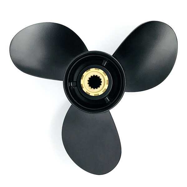 Kimpex Propeller with Hub Fits Mercury Aluminum 17″ Black 13 1/4″ 60 125 HP