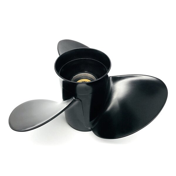 Kimpex Propeller with Hub Fits Mercury Aluminum 15″ Black 15 1/4″ 90 350 HP