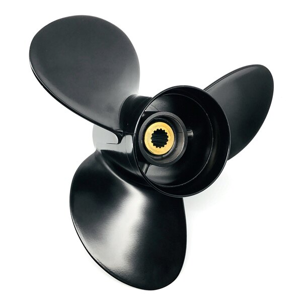 Kimpex Propeller with Hub Fits Mercury Aluminum 17″ Black 15″ 90 350 HP