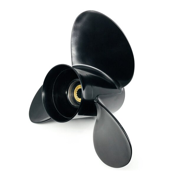 Kimpex Propeller with Hub Fits Mercury Aluminum 17″ Black 15″ 90 350 HP