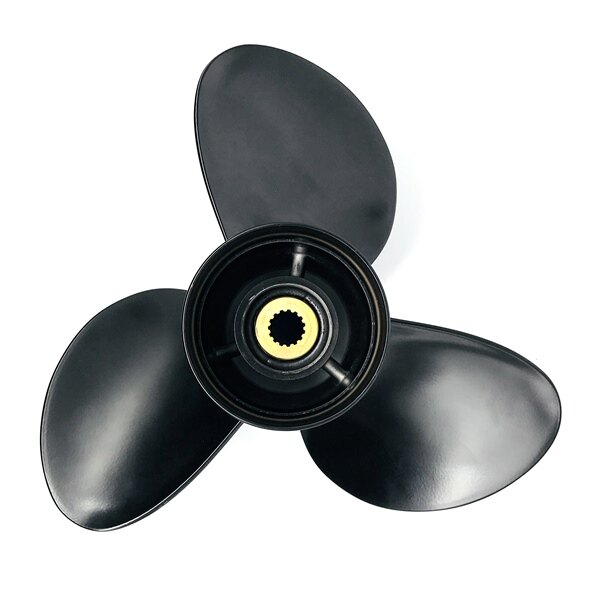 Kimpex Propeller with Hub Fits Mercury Aluminum 17″ Black 15″ 90 350 HP