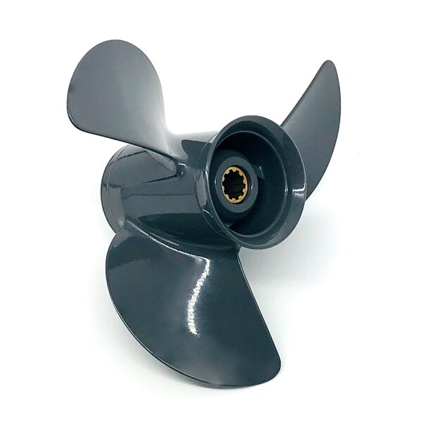 Kimpex Propeller Fits Honda Aluminum 12″ Gray 9 1/4″ 8 20 HP 8