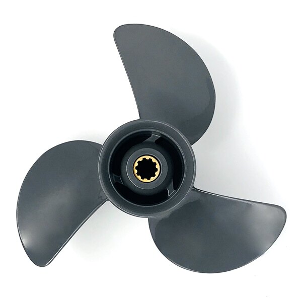 Kimpex Propeller Fits Honda Aluminum 12″ Gray 9 1/4″ 8 20 HP 8