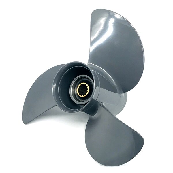 Kimpex Propeller Fits Honda Aluminum 11″ Gray 11 5/8″ 35 60 HP 13