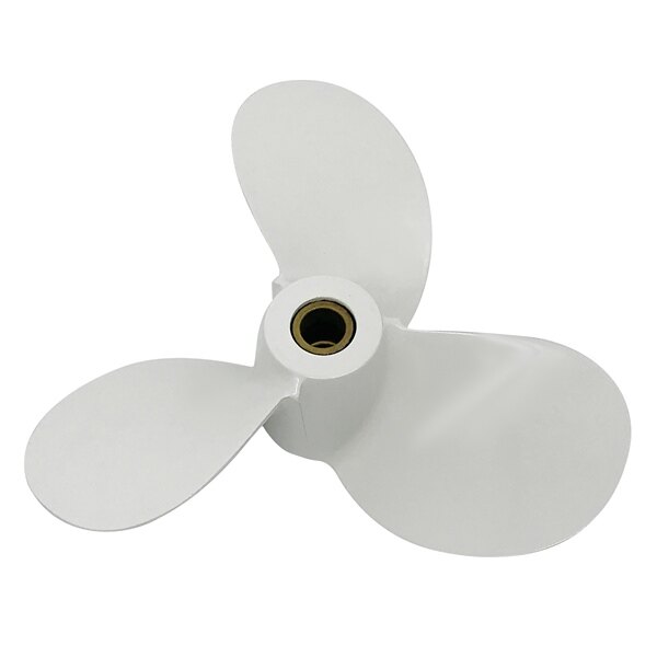 Kimpex Propeller Fits Yamaha Aluminum 9 1/4″ White 9 1/4″ 6 8 HP Pin