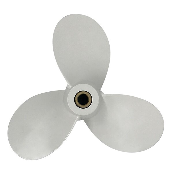 Kimpex Propeller Fits Yamaha Aluminum 7″ White 9″ 6 8 HP Pin