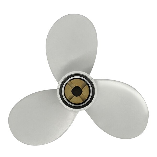 Kimpex Propeller Fits Yamaha Aluminum 7″ White 9″ 6 8 HP Pin