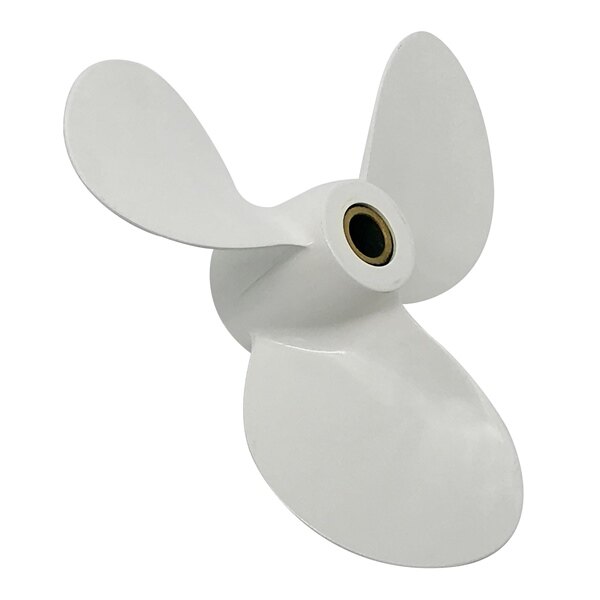 Kimpex Propeller Fits Yamaha Aluminum 6 1/2″ White 9 3/4″ 6 8 HP Pin