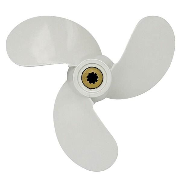 Kimpex Propeller Fits Yamaha Aluminum 6″ White 7 1/4″ 2.5 6 HP 9