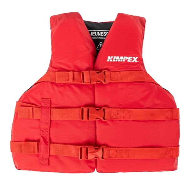 Gilet de sécurité pour jeunes Kimpex Rouge 50 LBS