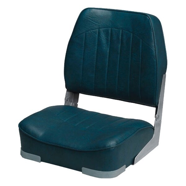 WISE – siège de bateau pliable économique, couleur unie bleue