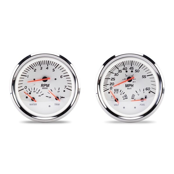 Sierra White Series Multi function Gauge Kit Multi Function