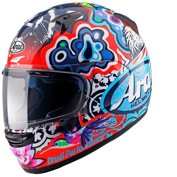 ARAI Regent X Full Face Helmet Jungle 2 Summer XL Red, Blue, White