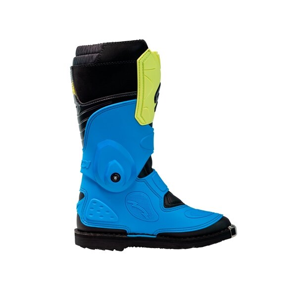SIDI Flame boots Youth Off Road 38 Light Blue, Lime, Black