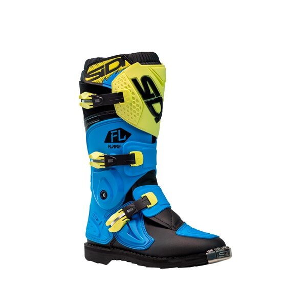 SIDI Flame boots Youth Off Road 38 Light Blue, Lime, Black