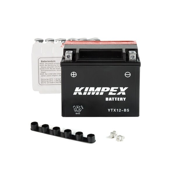 Kimpex Batterie sans entretien AGM YTX12 BS