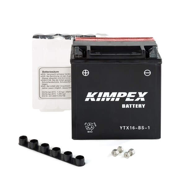 Kimpex Batterie sans entretien AGM YTX16 BS 1