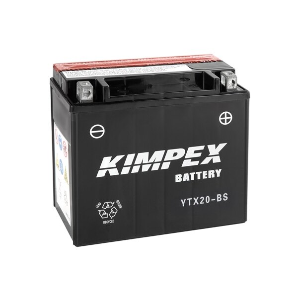 Kimpex Battery Maintenance Free AGM YTX20 BS
