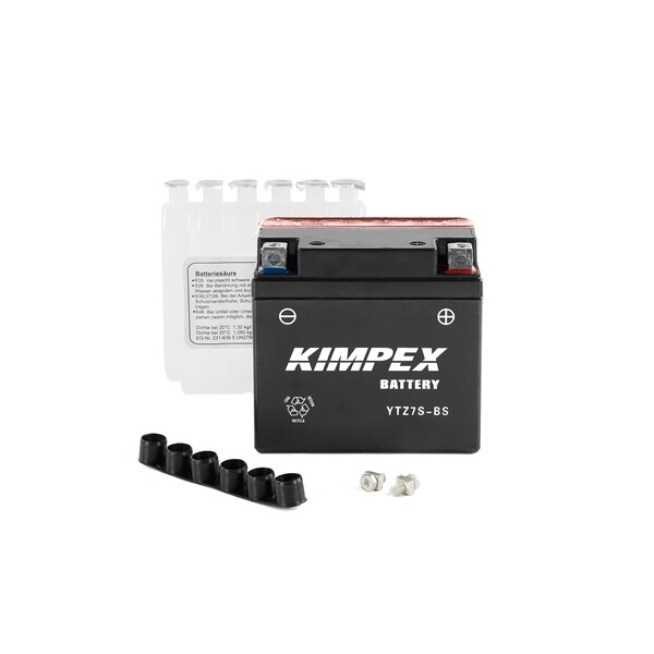 Kimpex Batterie AGM haute performance sans entretien YTZ7S BS