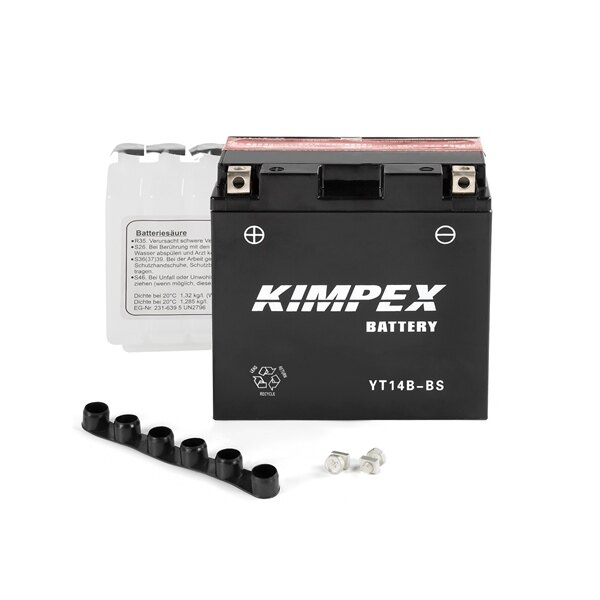 Kimpex Battery Maintenance Free AGM YTZ14B BS