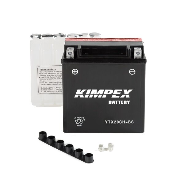 Kimpex Batterie AGM haute performance sans entretien YTX20CH BS