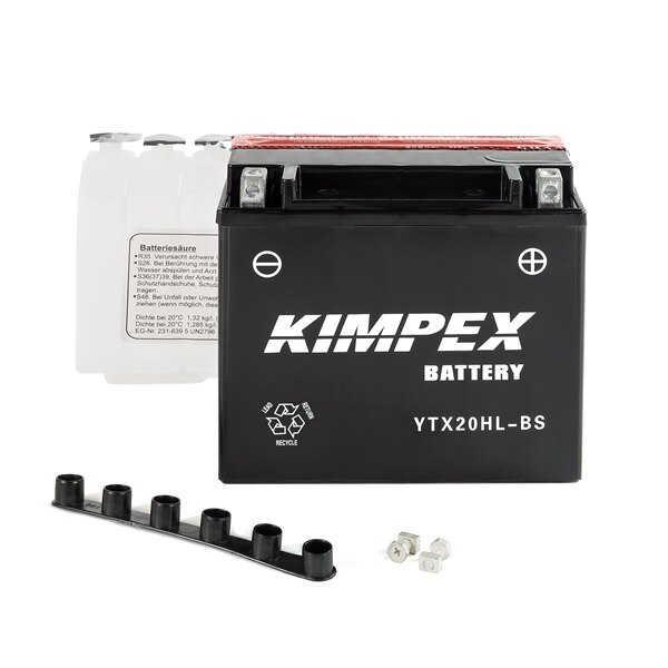 Kimpex Batterie AGM haute performance sans entretien YTX20HL BS