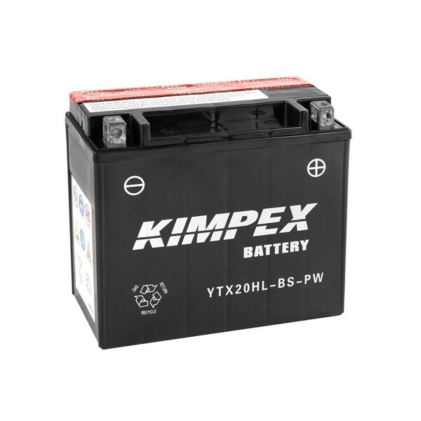 Batterie Kimpex sans entretien AGM haute performance YTX20HL BS P