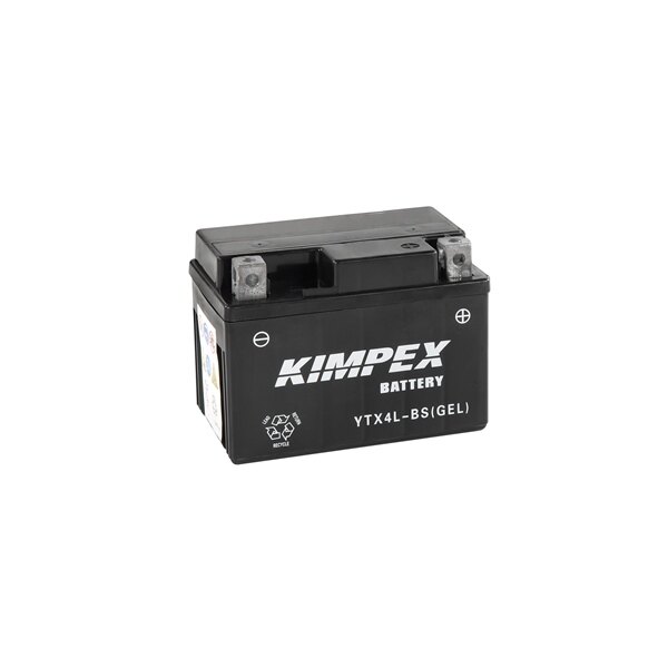 Batterie Kimpex sans entretien AGM YTX4L BS(GEL)