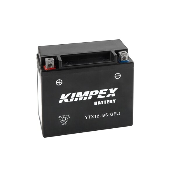 Kimpex Batterie sans entretien AGM YTX12 BS(GEL)