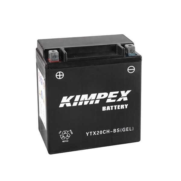 Batterie Kimpex sans entretien AGM haute performance YTX20CH BS(GEL)