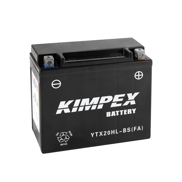 Kimpex Battery Maintenance Free AGM High Performance YTX20H(L) BS(FA)