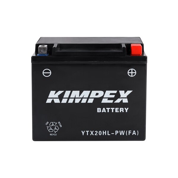 Batterie Kimpex sans entretien AGM YTX20HL PW (FA)