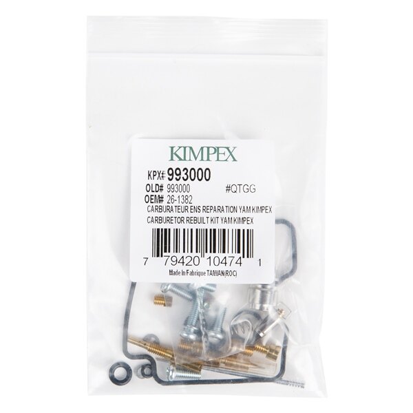 Kimpex Kit de réparation de carburateur pour Yamaha