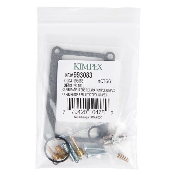 Kimpex Kit de réparation de carburateur pour Polaris