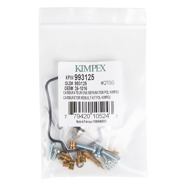 Kimpex Kit de réparation de carburateur pour Polaris