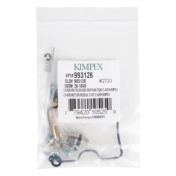 Kimpex Kit de réparation de carburateur pour Can am