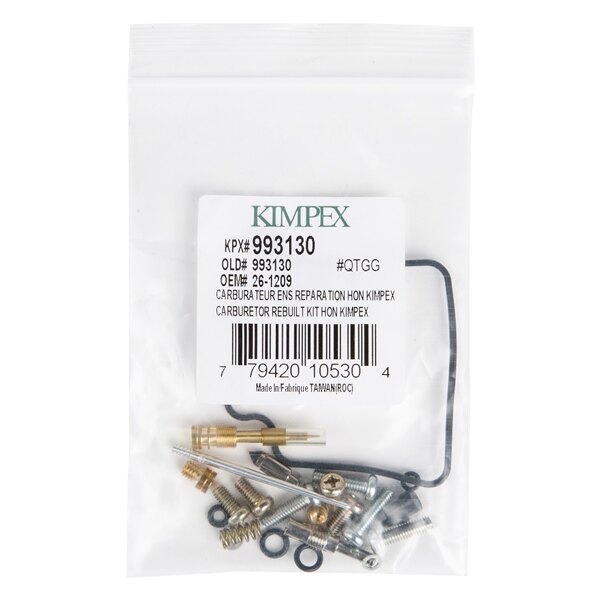 Kimpex Kit de réparation de carburateur Honda